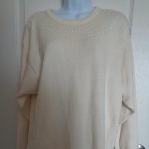 Liz Sport Pull Over Sweater SZ M